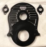 Enderle BILLET BLACK  BB Chevy Timing Cover - fits 65-90 BB MKIV